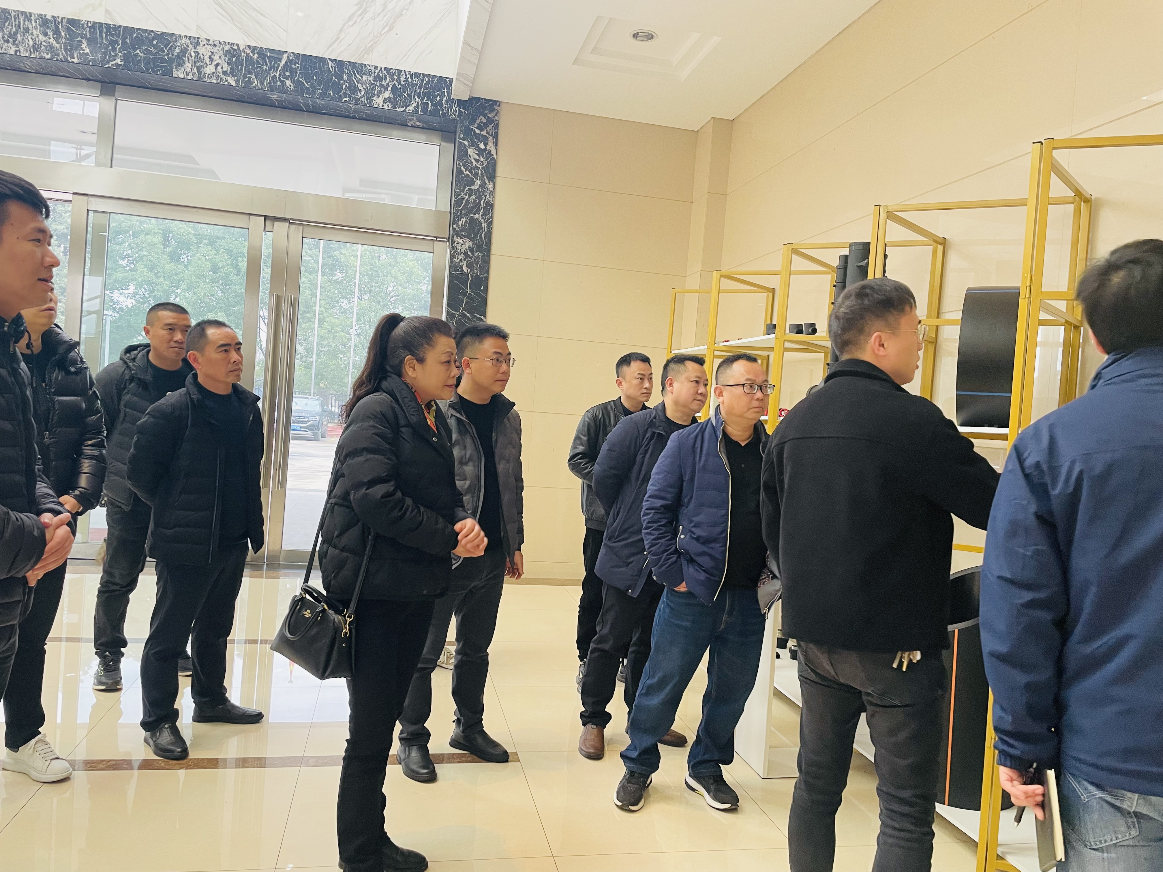 审计监察，清源水务，聚龙镗，设计单位，泰宜实业对乐至县供排水设施改善提升项目材料供应商进行考察5